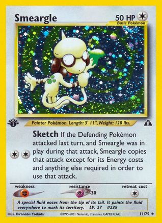 Smeargle (11/75) [Neo Discovery 1st Edition] - Trinity Hobby