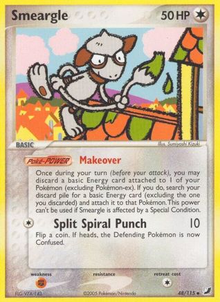 Smeargle (48/115) [EX: Unseen Forces] - Trinity Hobby
