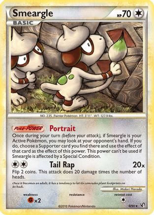 Smeargle (8/90) [HeartGold & SoulSilver: Undaunted] - Trinity Hobby