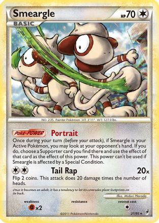 Smeargle (21/95) [HeartGold & SoulSilver: Call of Legends] - Trinity Hobby