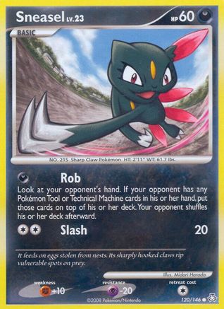 Sneasel (120/146) [Diamond & Pearl: Legends Awakened] - Trinity Hobby