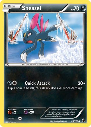 Sneasel (65/116) [Black & White: Plasma Freeze] - Trinity Hobby