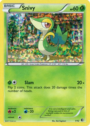 Snivy (1/12) [McDonald's Promos: 2011 Collection] - Trinity Hobby