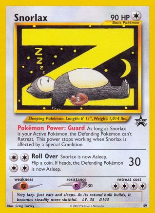 Snorlax (49) [Wizards of the Coast: Black Star Promos] - Trinity Hobby