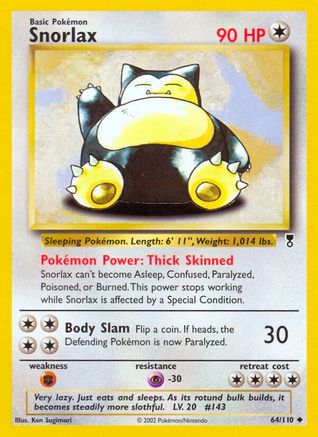 Snorlax (64/110) [Legendary Collection] - Trinity Hobby