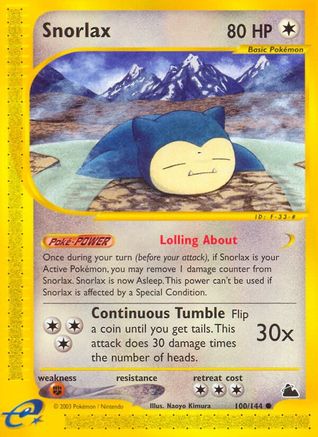 Snorlax (100/144) [Skyridge] - Trinity Hobby