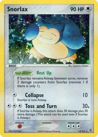 Snorlax (15/112) [EX: FireRed & LeafGreen] - Trinity Hobby