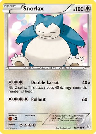 Snorlax (109/149) [Black & White: Boundaries Crossed] - Trinity Hobby