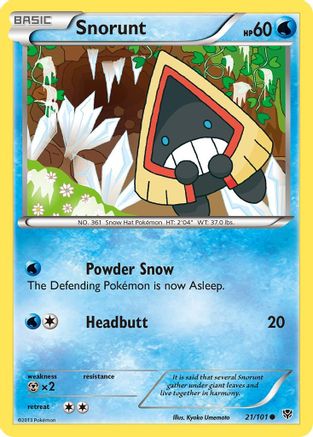 Snorunt (21/101) [Black & White: Plasma Blast] - Trinity Hobby