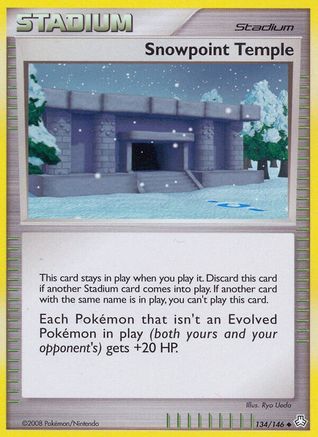 Snowpoint Temple (134/146) [Diamond & Pearl: Legends Awakened] - Trinity Hobby