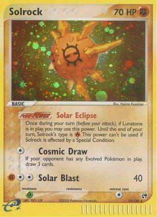Solrock (13/100) [EX: Sandstorm] - Trinity Hobby