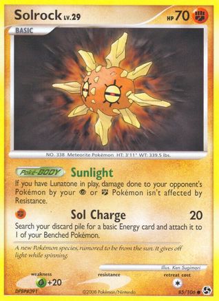 Solrock (85/106) [Diamond & Pearl: Great Encounters] - Trinity Hobby