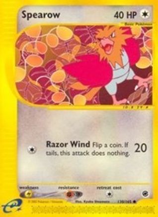 Spearow (130/165) [Expedition: Base Set] - Trinity Hobby
