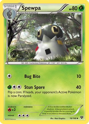 Spewpa (16/146) [XY: Base Set] - Trinity Hobby