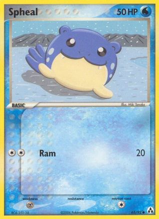 Spheal (65/92) (Stamped) [EX: Legend Maker] - Trinity Hobby
