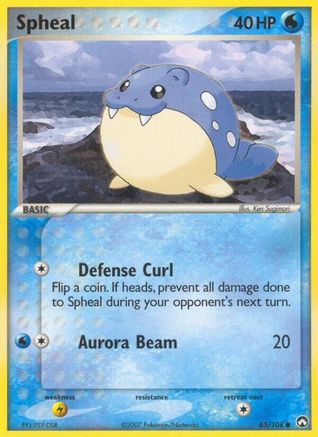 Spheal (65/108) (Stamped) [EX: Power Keepers] - Trinity Hobby