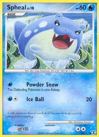 Spheal (82/111) [Platinum: Rising Rivals] - Trinity Hobby