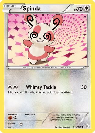 Spinda (115/149) [Black & White: Boundaries Crossed] - Trinity Hobby
