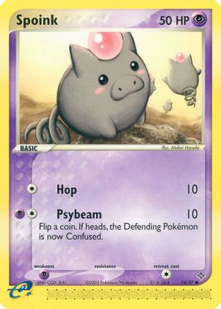 Spoink (74/97) [EX: Dragon] - Trinity Hobby