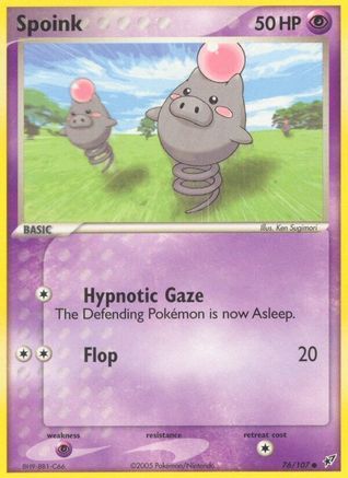 Spoink (76/107) (Stamped) [EX: Deoxys] - Trinity Hobby