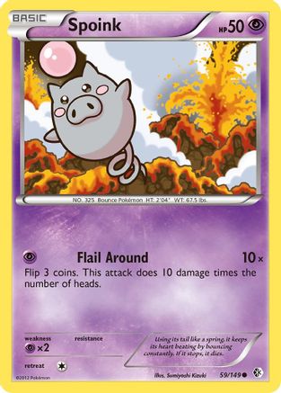 Spoink (59/149) [Black & White: Boundaries Crossed] - Trinity Hobby