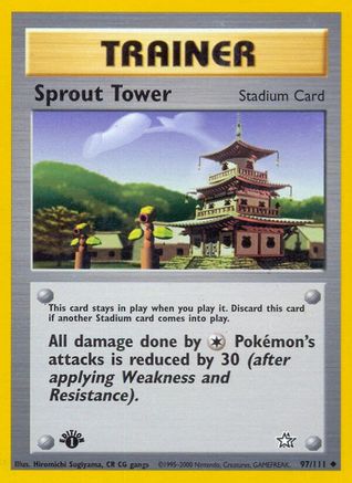 Sprout Tower (97/111) [Neo Genesis 1st Edition] - Trinity Hobby