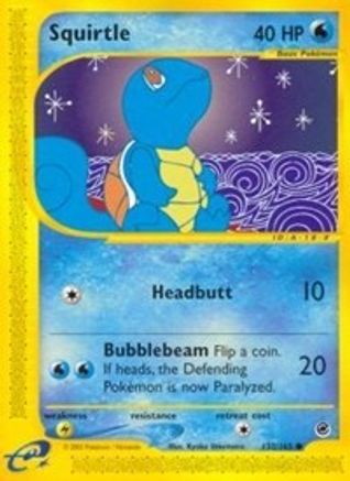 Squirtle (132/165) [Expedition: Base Set] - Trinity Hobby
