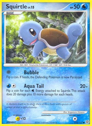 Squirtle (112/132) [Diamond & Pearl: Secret Wonders] - Trinity Hobby