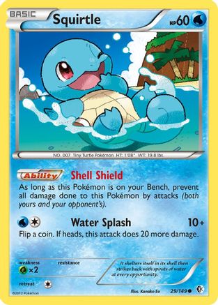 Squirtle (29/149) [Black & White: Boundaries Crossed] - Trinity Hobby