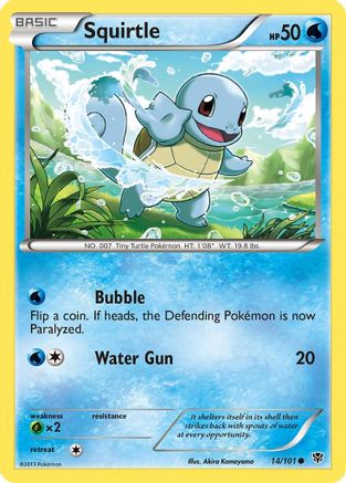 Squirtle (14/101) [Black & White: Plasma Blast] - Trinity Hobby