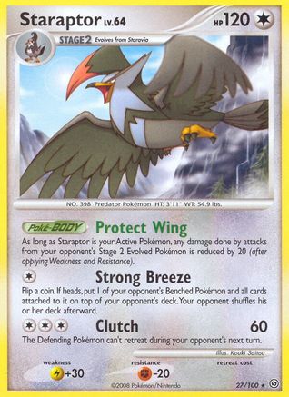 Staraptor (27/100) [Diamond & Pearl: Stormfront] - Trinity Hobby