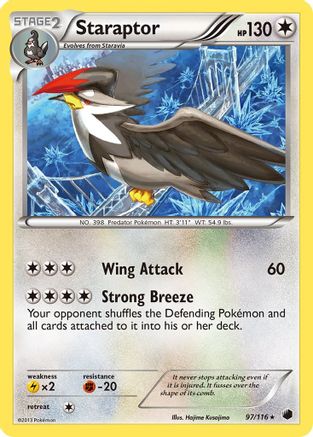 Staraptor (97/116) [Black & White: Plasma Freeze] - Trinity Hobby
