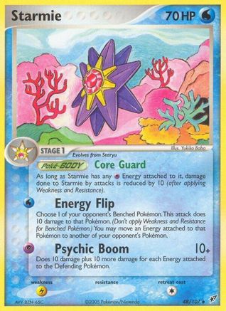 Starmie (48/107) (Stamped) [EX: Deoxys] - Trinity Hobby