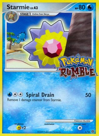 Starmie (5/16) [Pokémon Rumble] - Trinity Hobby