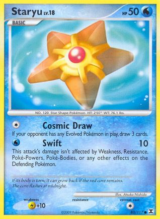 Staryu (83/111) [Platinum: Rising Rivals] - Trinity Hobby
