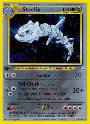 Steelix (15/111) [Neo Genesis 1st Edition] - Trinity Hobby