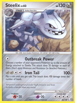 Steelix (28/100) [Diamond & Pearl: Stormfront] - Trinity Hobby