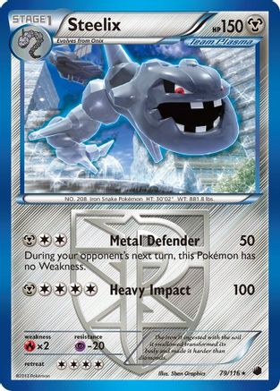 Steelix (79/116) [Black & White: Plasma Freeze] - Trinity Hobby