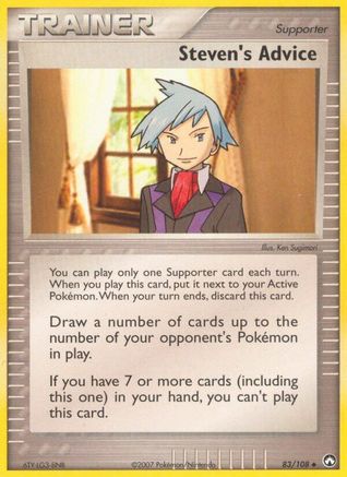 Steven's Advice (83/108) (Stamped) [EX: Power Keepers] - Trinity Hobby