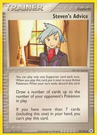 Steven's Advice (92/101) [EX: Hidden Legends] - Trinity Hobby