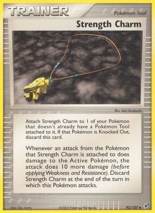 Strength Charm (92/107) (Stamped) [EX: Deoxys] - Trinity Hobby