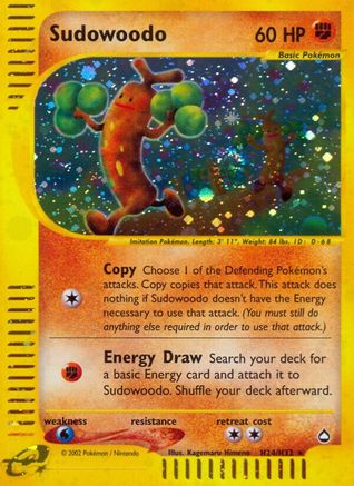 Sudowoodo (H24/H32) [Aquapolis] - Trinity Hobby