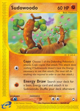 Sudowoodo (36/147) [Aquapolis] - Trinity Hobby