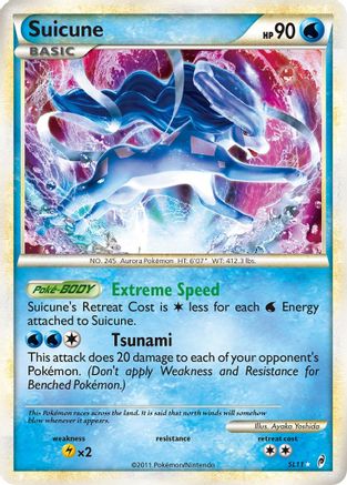 Suicune (SL11) [HeartGold & SoulSilver: Call of Legends] - Trinity Hobby