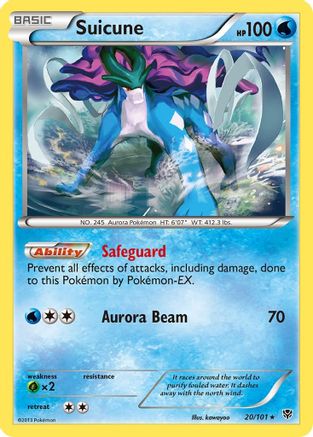 Suicune (20/101) [Black & White: Plasma Blast] - Trinity Hobby