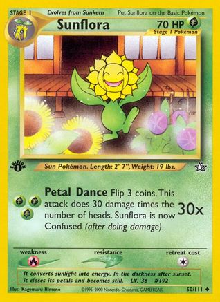Sunflora (50/111) [Neo Genesis Unlimited] - Trinity Hobby