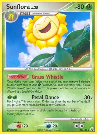 Sunflora (38/132) [Diamond & Pearl: Secret Wonders] - Trinity Hobby