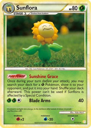 Sunflora (31/123) [HeartGold & SoulSilver: Base Set] - Trinity Hobby