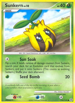 Sunkern (114/132) [Diamond & Pearl: Secret Wonders] - Trinity Hobby