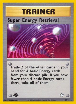Super Energy Retrieval (89/111) [Neo Genesis Unlimited] - Trinity Hobby